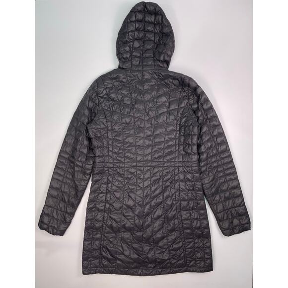 The North Face Women’s Long Quilted ThermoBall Hooded Puffer Coat Size M - Picture 10 of 13